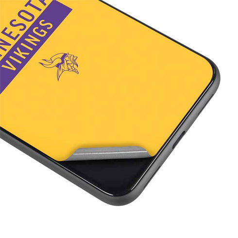 NFL Minnesota Vikings Yellow Performance Series Google Pixel 4 XL Skin